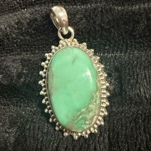 Royston Turquoise Sterling Silver Pendant